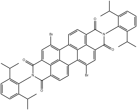 1,7-dibromo-N,N'-bis(2,6-diisopropylphenyl)perylene-3,4:9,10-tetracarboxylic acid diimide